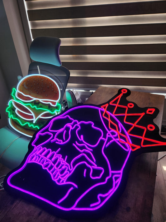 Skull Neon Sign