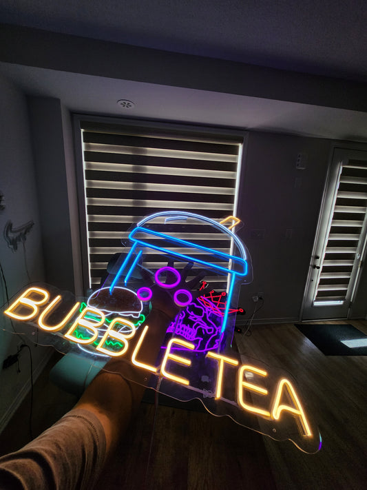 Bubble Tea Neon Sign