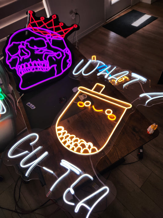 What a Cu-Tea Neon Sign