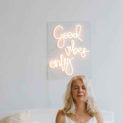 Good Vibes Only Neon Sign