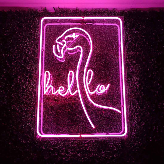 Hello Neon Sign