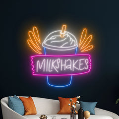 Milkshakes Neon Sign